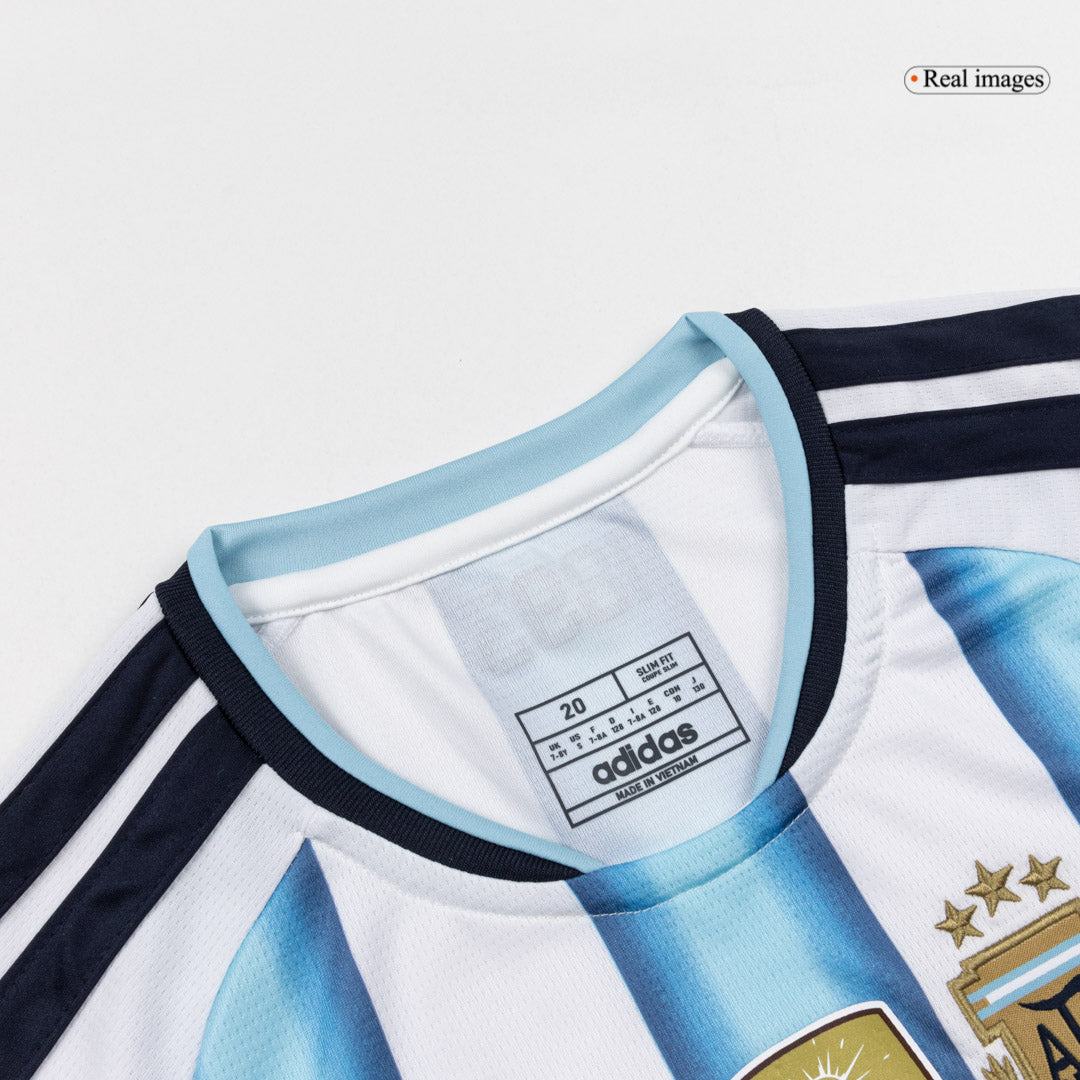 Maillot de foot domicile Argentine Coupe du Monde 2026 pour enfant [PREMIUM]