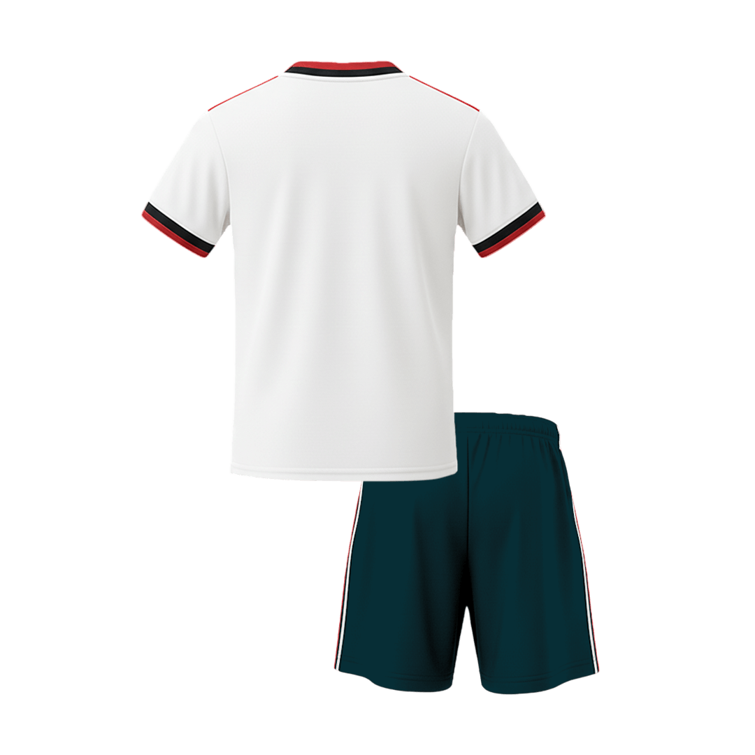 Ensemble maillot de football extérieur Mexique Coupe du Monde 2026 pour enfant