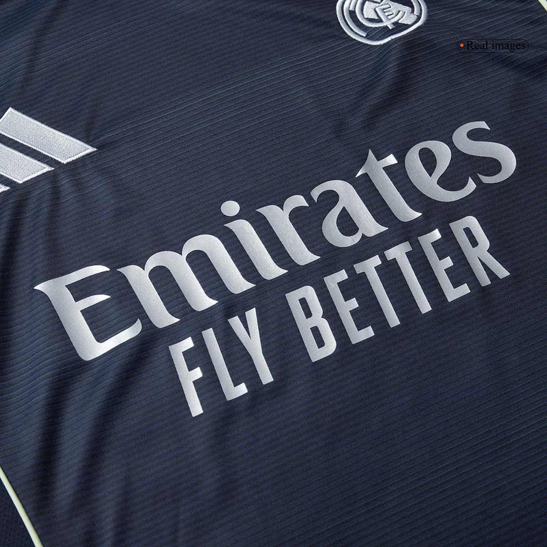 Maillot de football manches longues extérieur Real Madrid 2025/26 pour homme