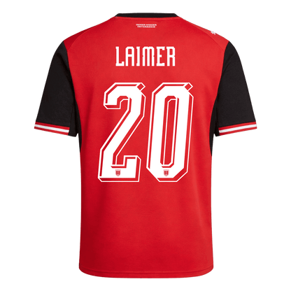 Maillot de football domicile Laimer #20 Autriche Coupe du Monde 2026 pour homme