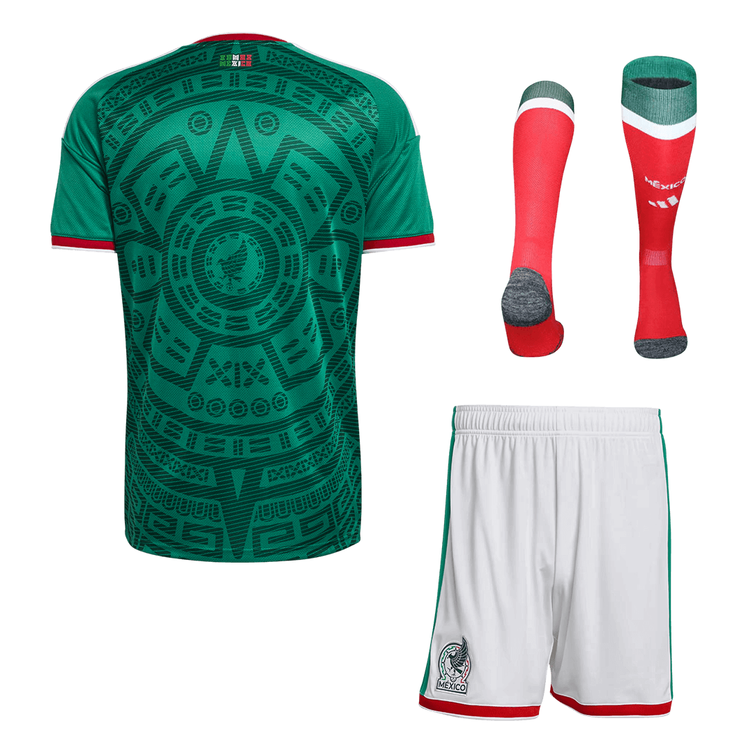 Ensemble complet maillot de foot domicile Mexique Coupe du Monde 2026 homme [PREMIUM]
